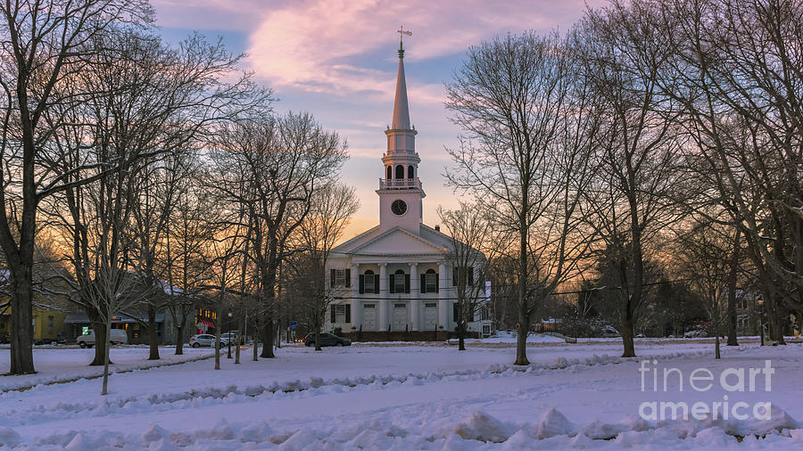 First Congregational Church. Guilford, Connecticut. Photograph by New England Photography