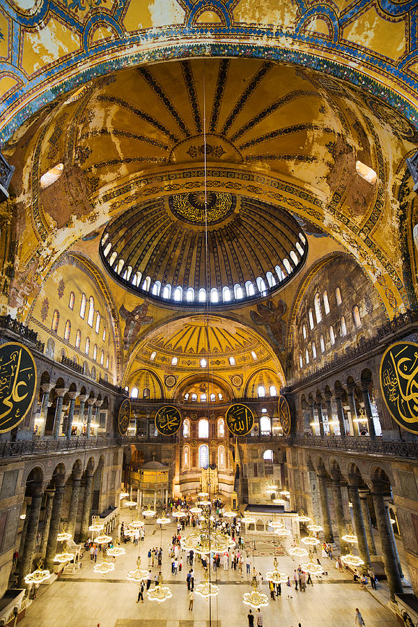 Hagia Sophia Interior #3 Photograph by Artur Bogacki