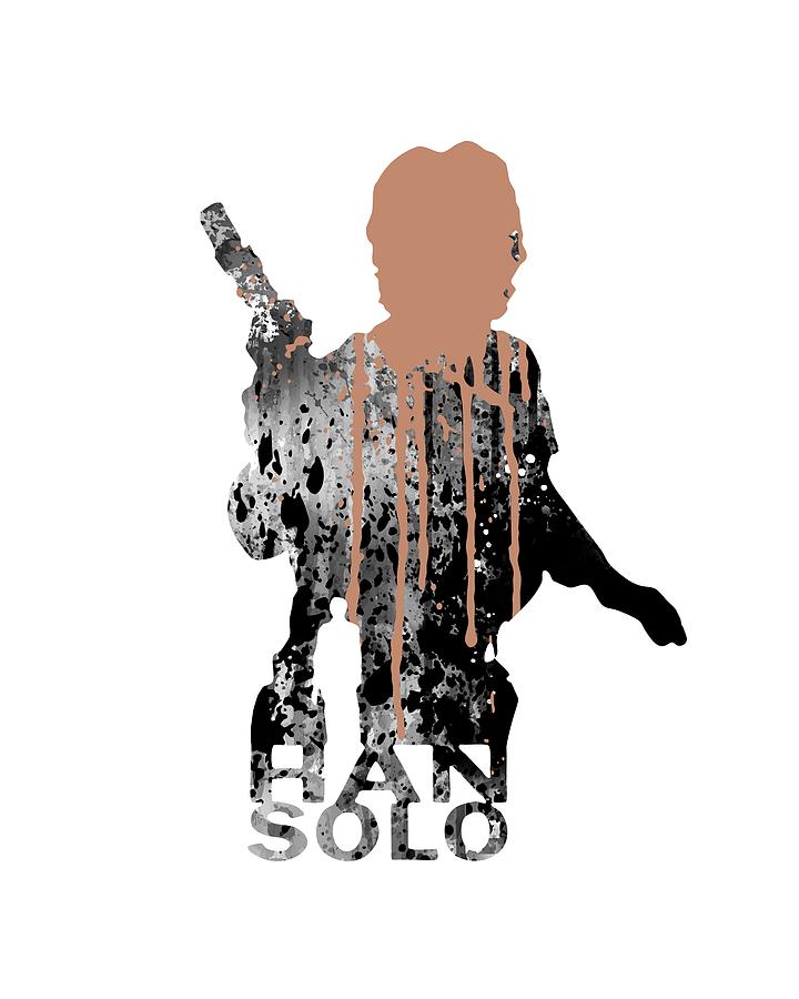 Han Solo #2 Painting by Art Popop
