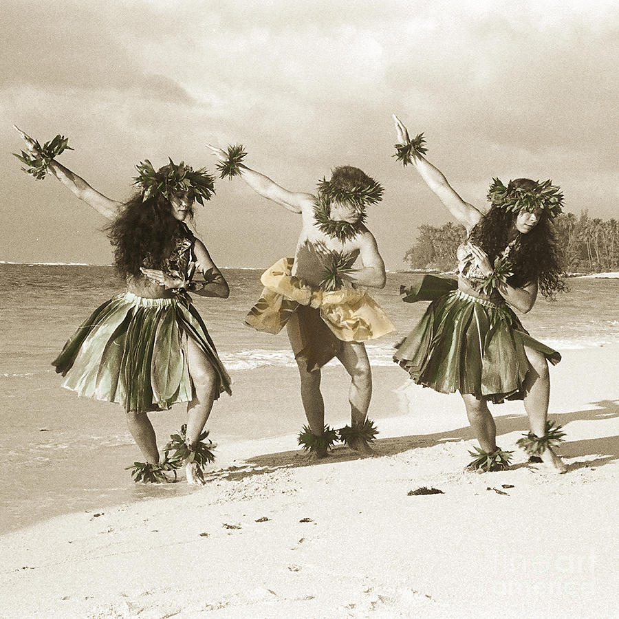 Hand Colored Hula #2 Photograph by Himani - Printscapes