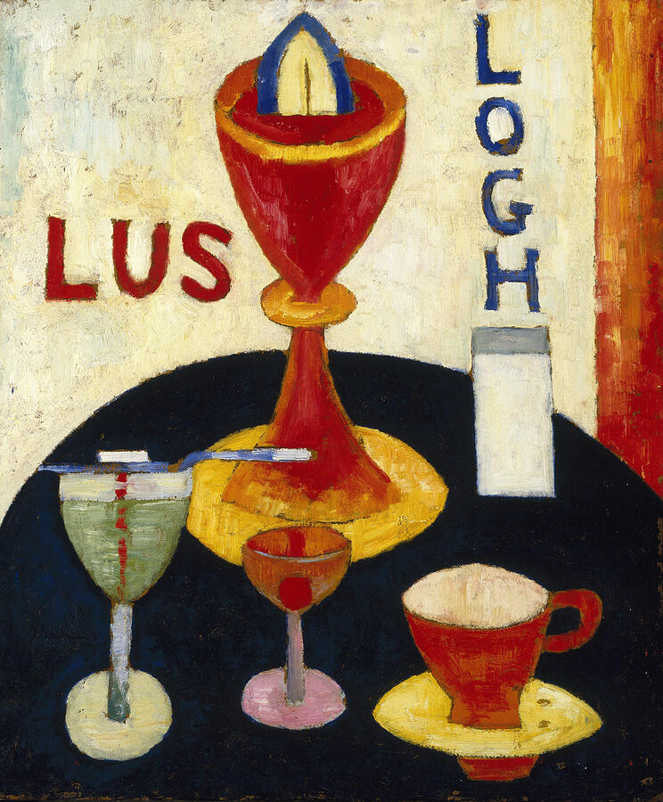 Handsome Drinks, from 1916 Painting by Marsden Hartley