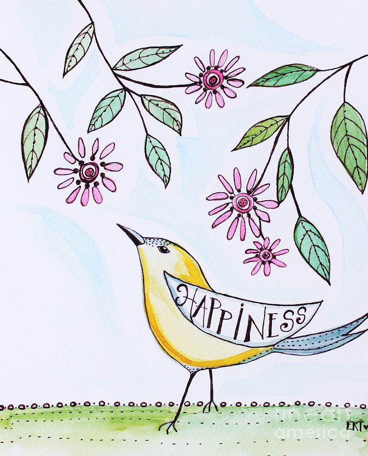 Happiness #2 Painting by Elizabeth Robinette Tyndall