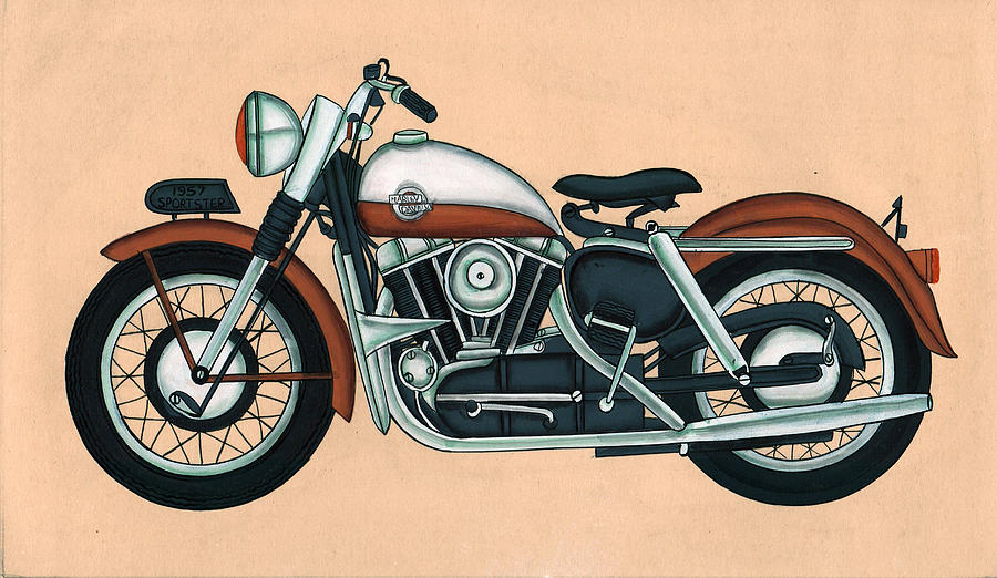 Old harley on sale