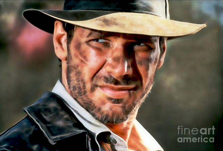 Indiana Jones Mixed Media - Harrison Ford Collection #2 by Marvin Blaine