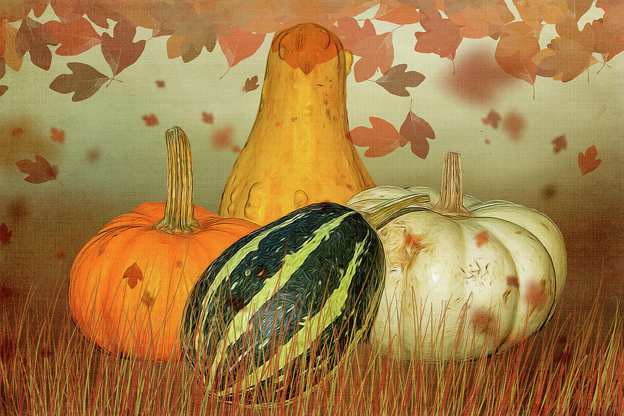 Fall Photograph - Harvest Time #2 by Cathy Kovarik