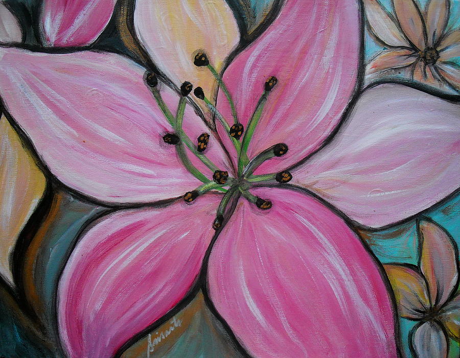 Healing Flowers #2 Painting by Pristine Cartera Turkus - Fine Art America