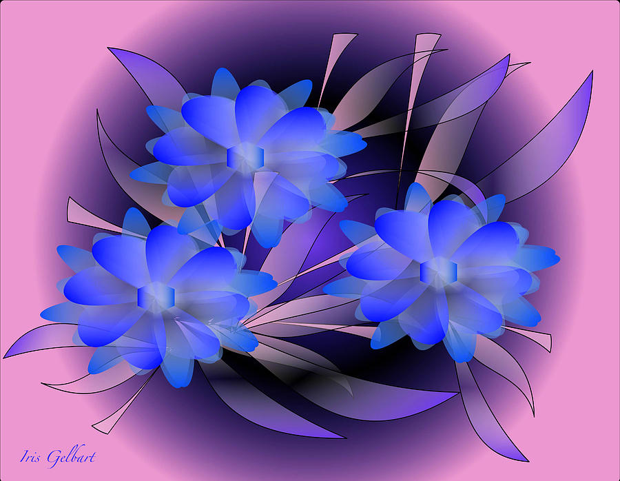 Heavenly Floral   3 #2 Digital Art by Iris Gelbart