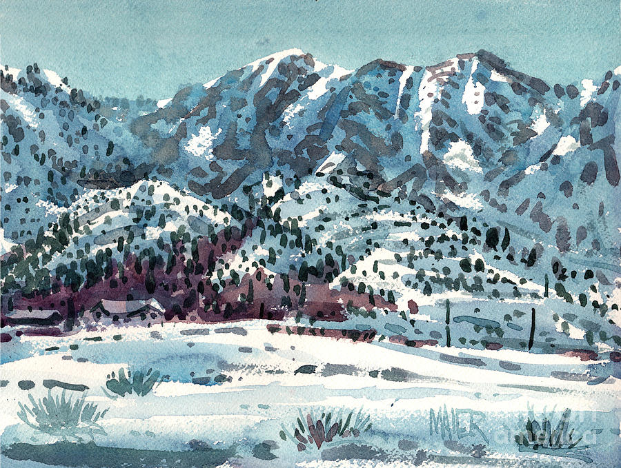 High Sierra #1 Painting by Donald Maier