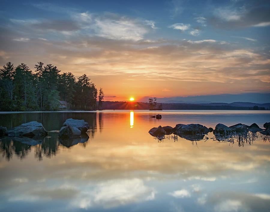 Highland Lake Sunset #2 Photograph by Darylann Leonard Photography