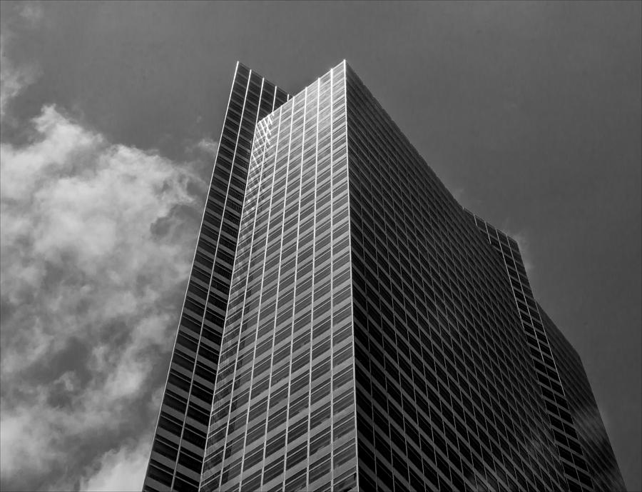 Highrise and Clouds #2 Photograph by Robert Ullmann