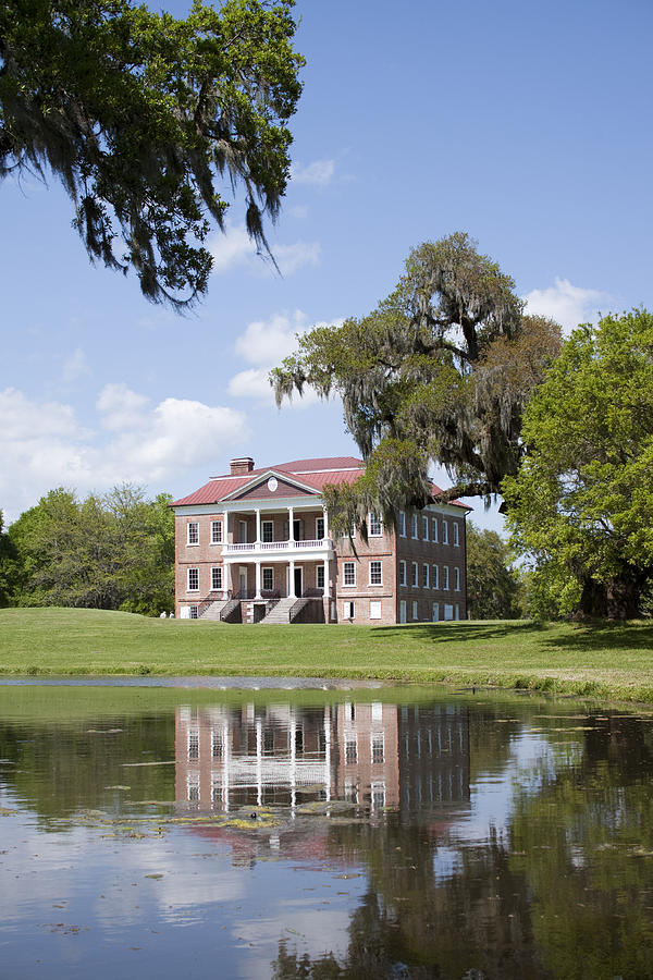 Historic Photograph - Historic Drayton Hall in Charleston South Carolina #2 by Dustin K Ryan