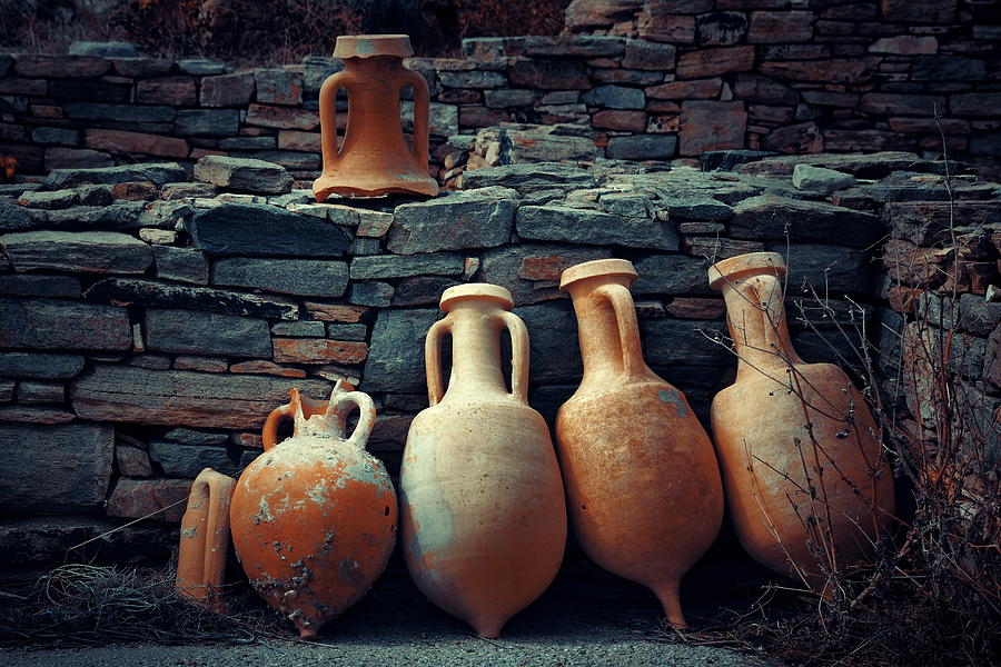 Historical Ruins in Delos #2 Photograph by Songquan Deng