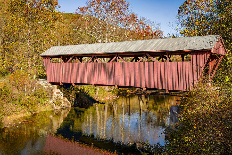 Hokes Mill Covered Bridge #2 Photograph by Jack R Perry