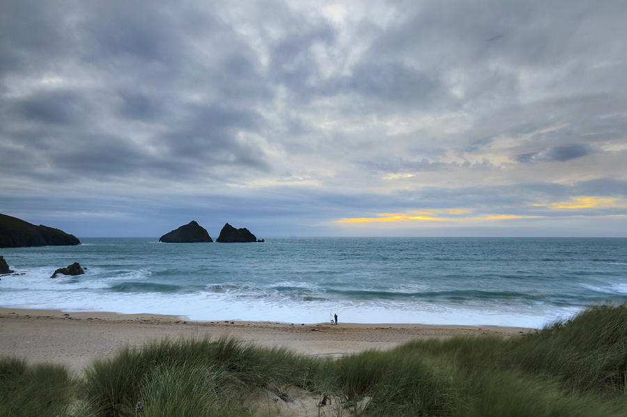 Holywell Bay Sunset #4 Photograph by Chris Smith