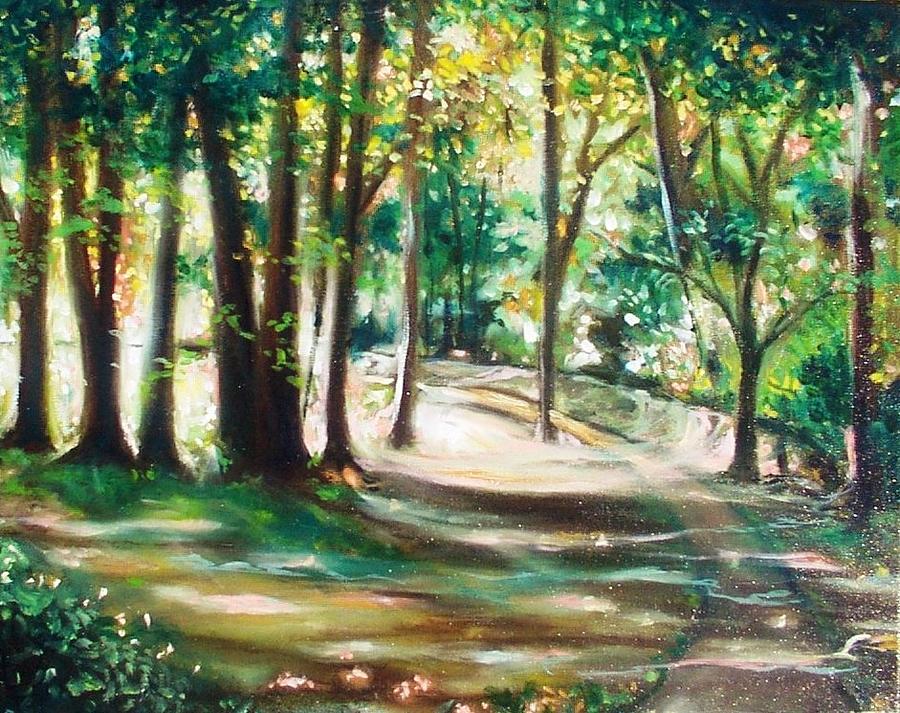 The pathway I love Painting by Emery Franklin