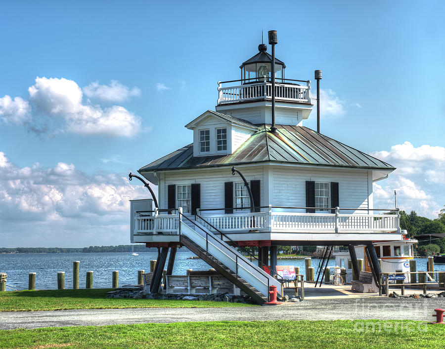 Hooper Strait Lighthouse Photograph by Greg Hager - Fine Art America