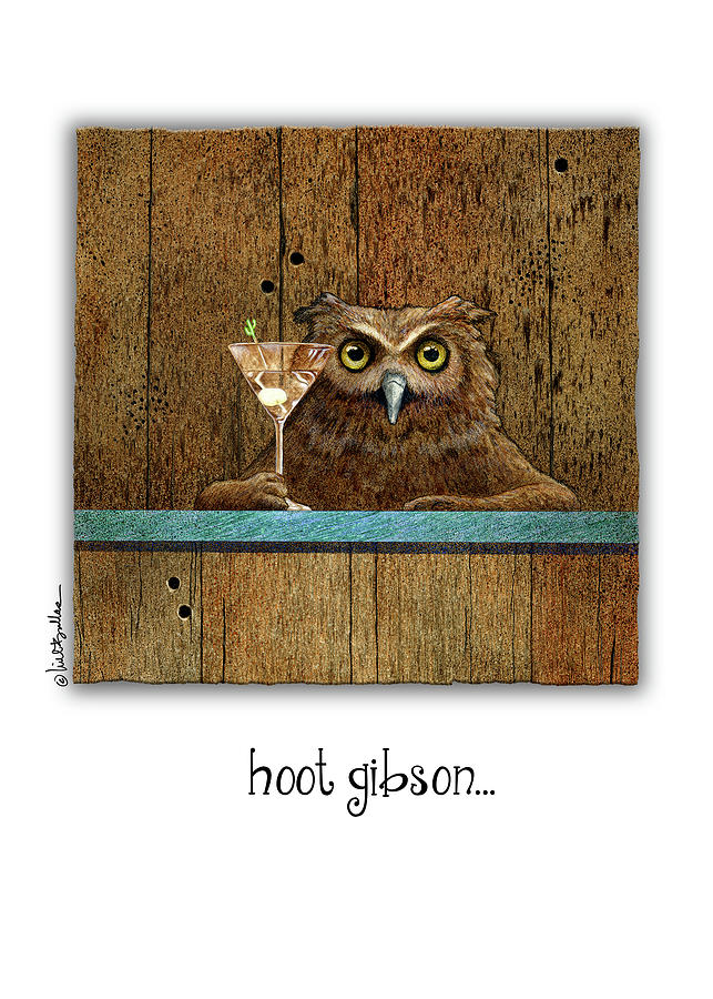 Owl Painting - Hoot Gibson... #2 by Will Bullas
