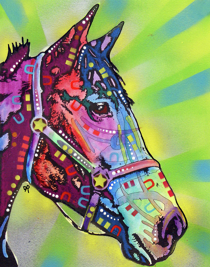 Horse Painting - Horse by Dean Russo Horse Painting - Horse by Dean Russo