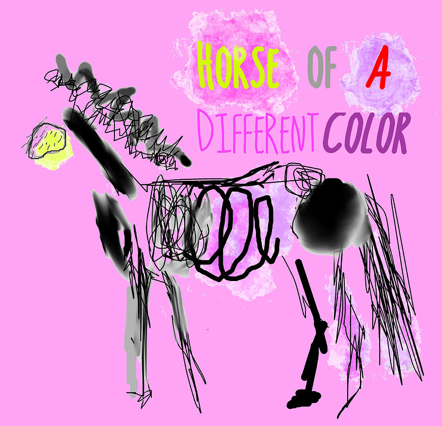 Horse Of A Different Color Photograph by Suzanne Powers