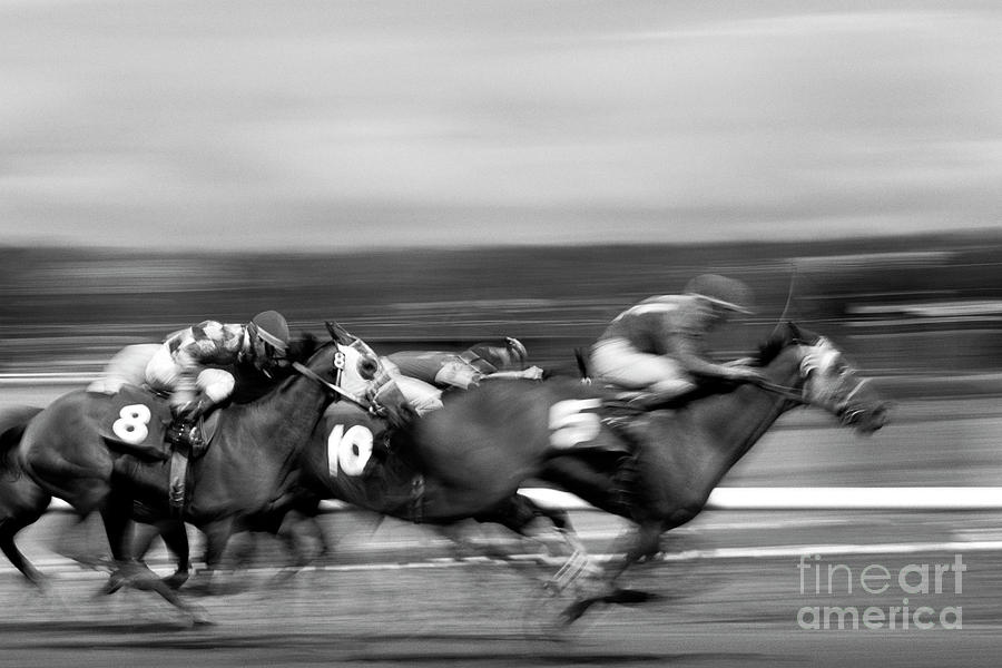 Horse Race #2 Photograph by Jim Corwin