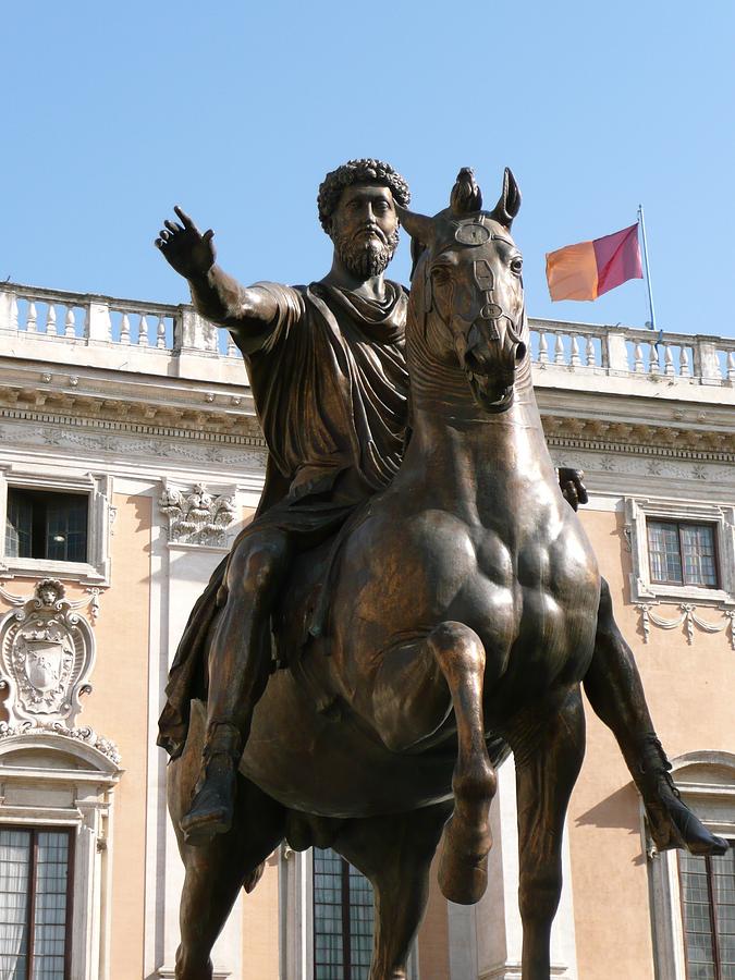 Rome Photograph - Horseman #2 by MGhany