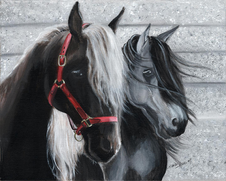 2 Horses Print by Shane Lieske 2 Horses Print by Shane Lieske