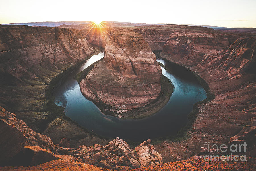 Horseshoe Bend Sunset #2 Photograph by JR Photography
