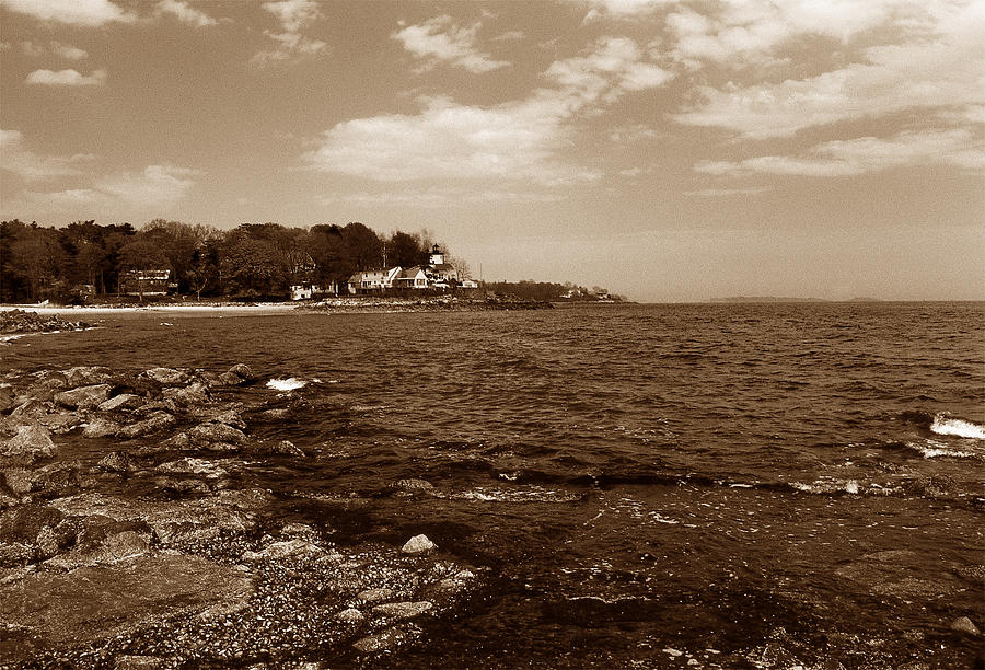 Hospital Point Lighthouse Ma Photograph by Skip Willits - Fine Art America