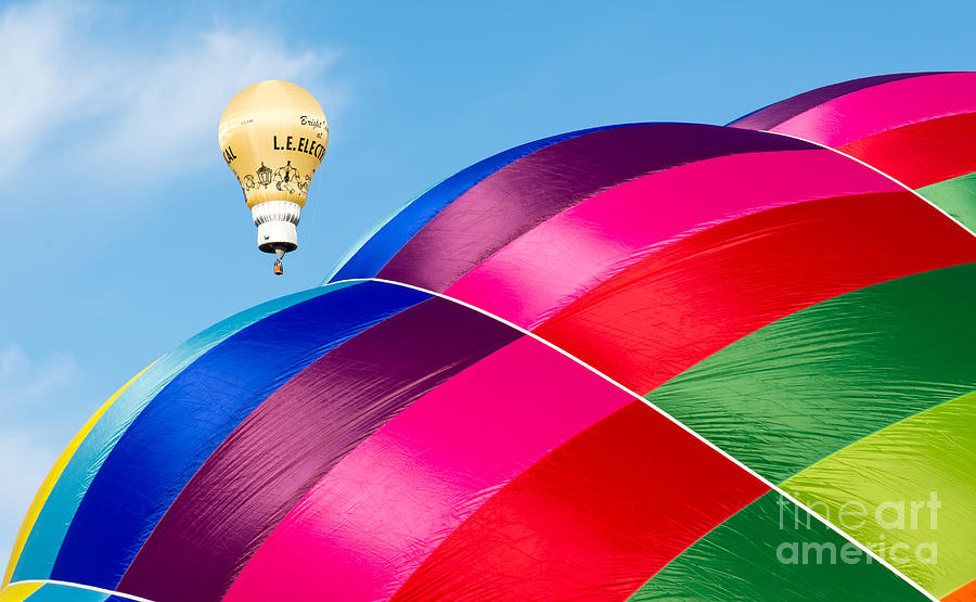 Hot air balloons #2 Photograph by Colin Rayner