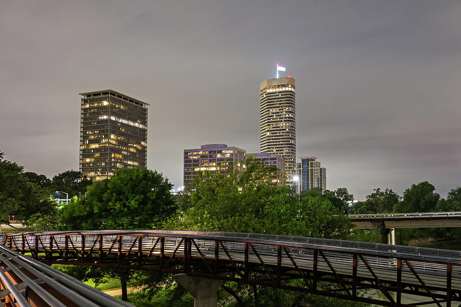 Houston Texas Skyline And Downtown #2 Photograph by Alex Grichenko