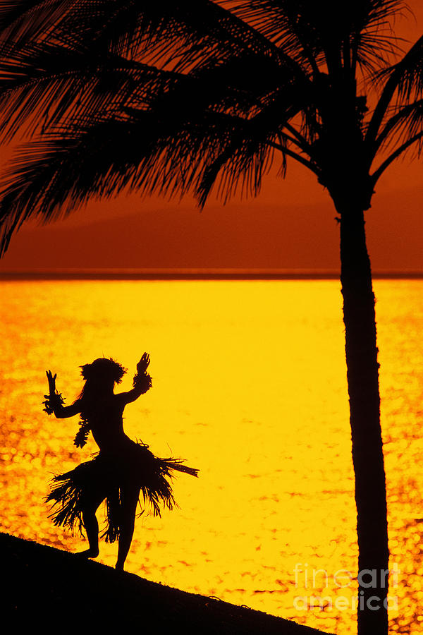 Hula At Sunset #2 Photograph by Ron Dahlquist - Printscapes