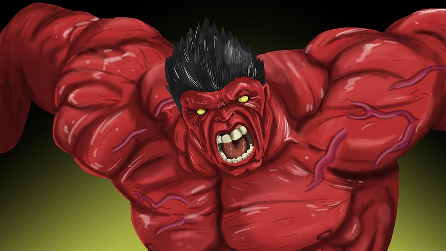 Hulk Digital Art - Hulk #2 by Super Lovely