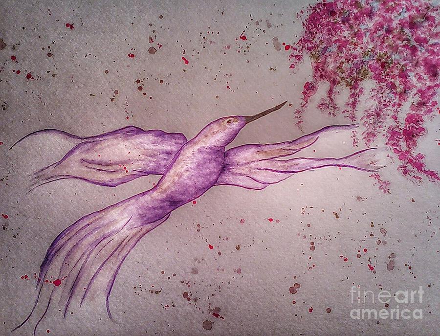 Hummingbird Painting - Hummingbird #2 by Ginny Youngblood