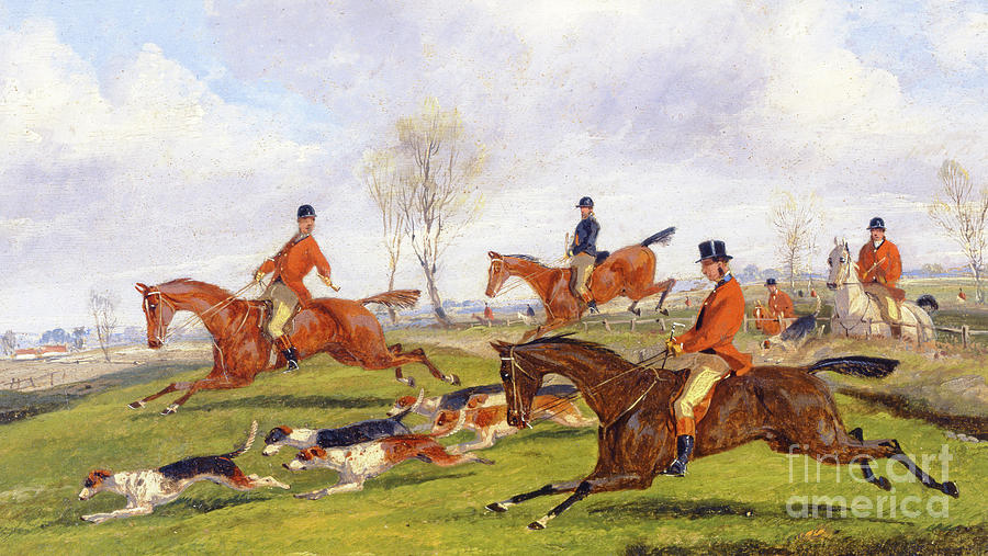 Hunting Scene Painting By Henry Thomas Alken Fine Art America   2 Hunting Scene Henry Thomas Alken 