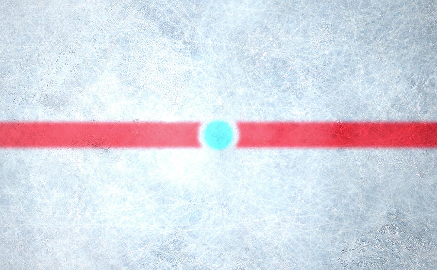 Hockey Digital Art - Ice Hockey Centre #2 by Allan Swart
