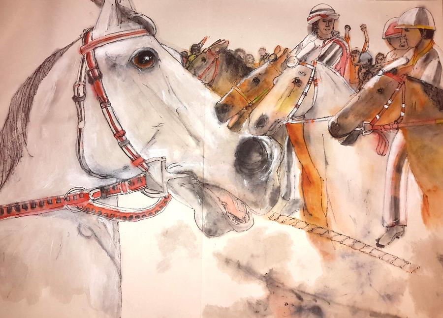 Il Palio Painting by Debbi Chan Fine Art America