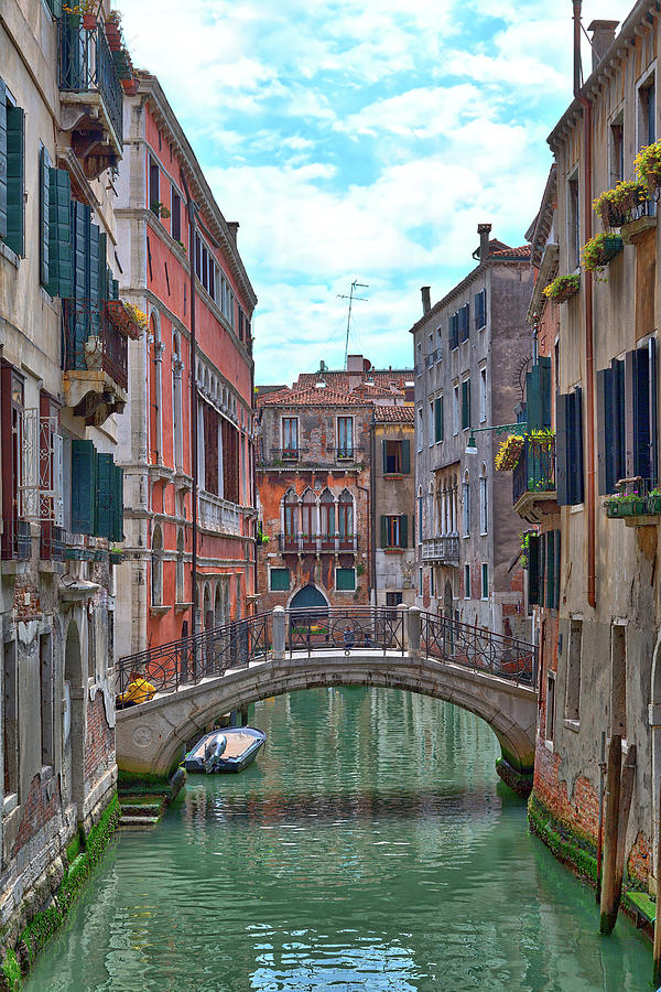 In the old town of Venice in Italy #2 Photograph by Gina Koch