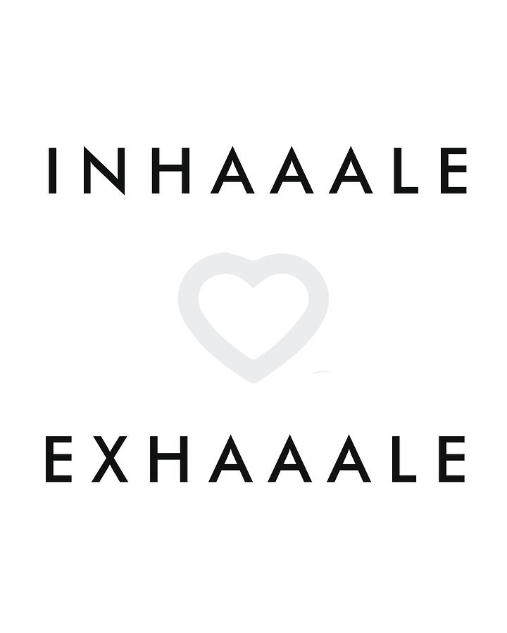 Inhale Exhale #1 Mixed Media by Studio Grafiikka