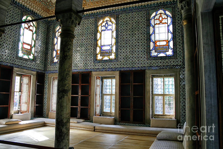 Architecture Photograph - Inside the harem of the Topkapi Palace #1 by Patricia Hofmeester