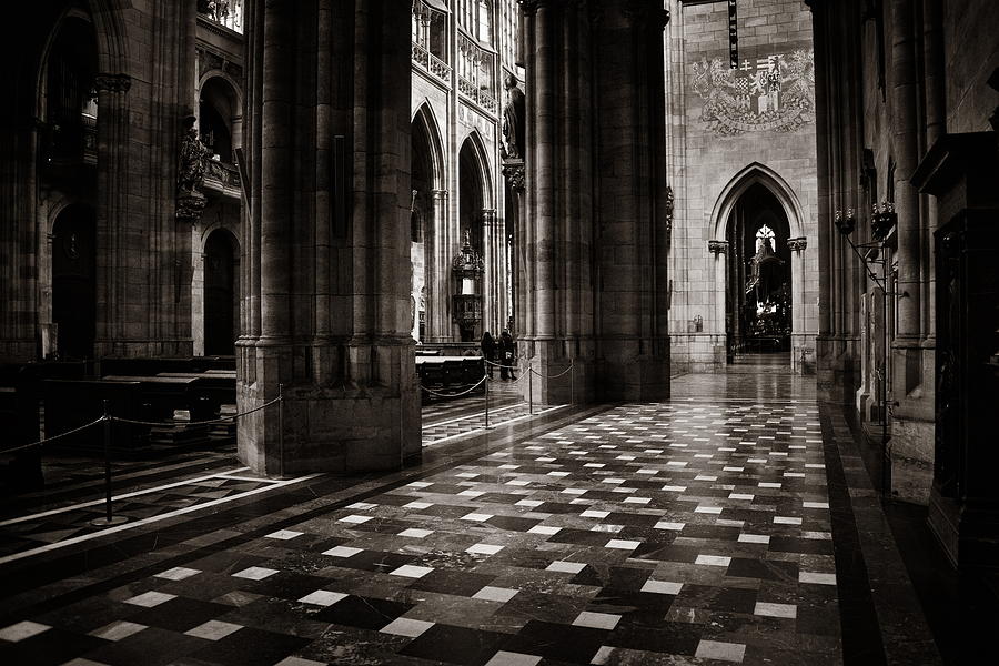Interior view of St. Vitus Cathedral #2 Photograph by Songquan Deng
