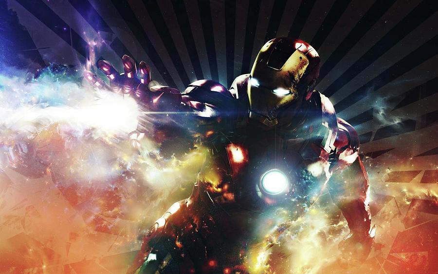 Space Digital Art - Iron Man 3 #2 by Maye Loeser
