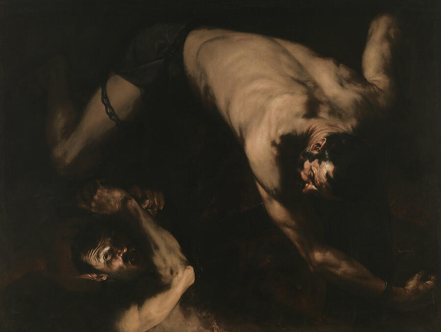 Ixion, from 1632 Painting by Jusepe de Ribera