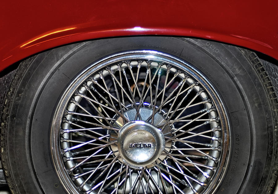 Jaguar Wheel #2 Photograph by Julie Niemela
