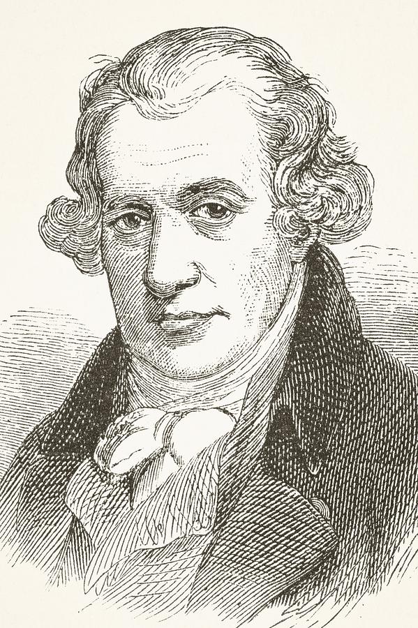 James Watt 1736 1819. Scottish Drawing by Vintage Design Pics Fine