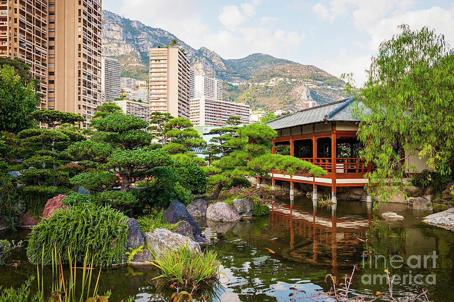 Japanese Garden In Monte Carlo Photograph