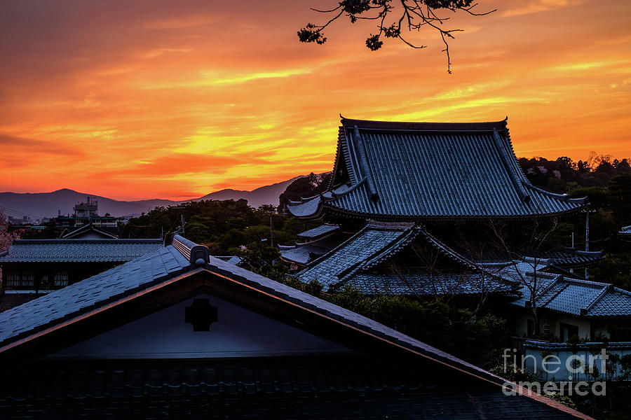 Japanese Sunset Photograph
