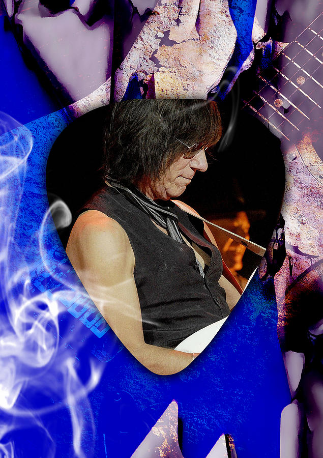 Jeff Beck Guitarist Art #2 Mixed Media by Marvin Blaine