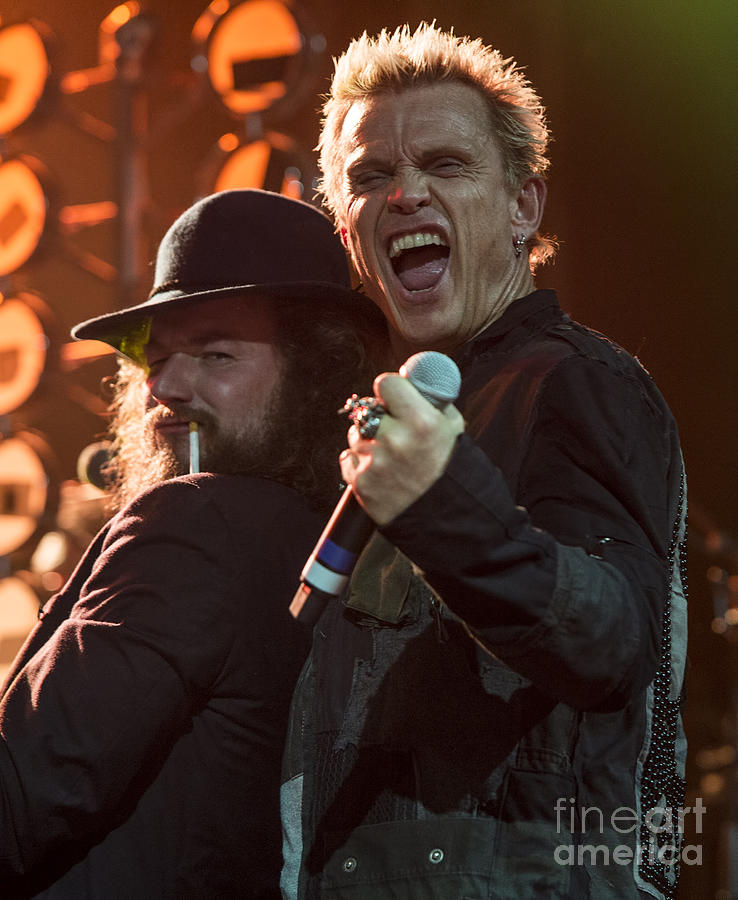 Jim James and Billy Idol #1 Photograph by David Oppenheimer