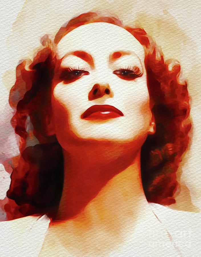 Joan Crawford, Hollywood Legend #2 Painting by Esoterica Art Agency