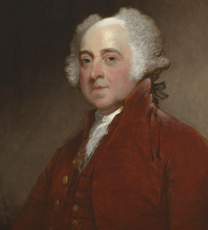 John Adams Painting by Gilbert Stuart